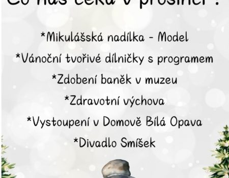 Co nás čeká v prosinci 🎄🎁
